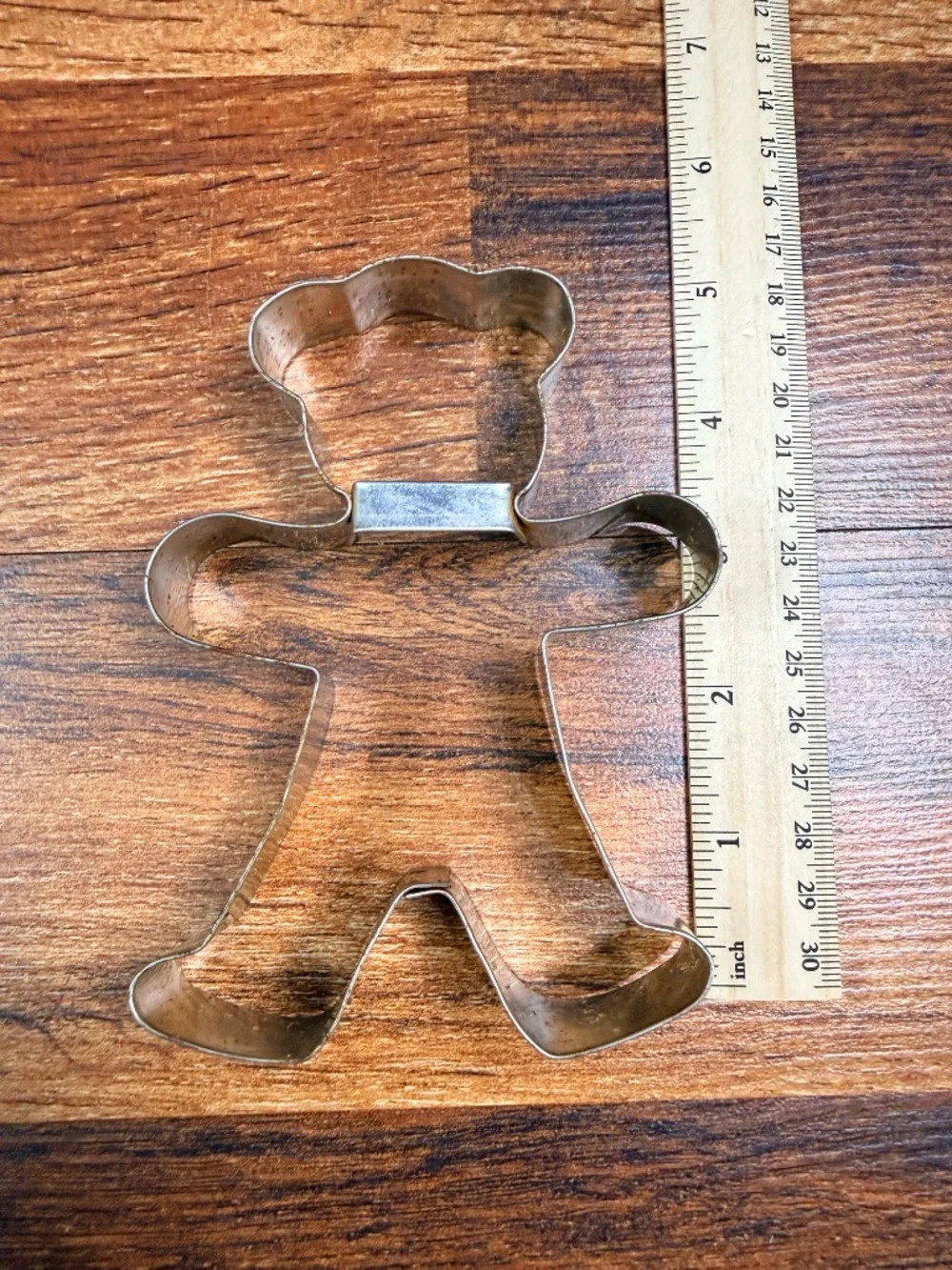 1984 ENESCO Lucy and Me Teddy Bear Cookie Cutter and Box
